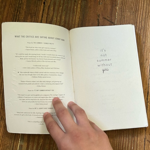 Book- It’s Not Summer With Out You by: Jenny Han - Picture 3 of 5